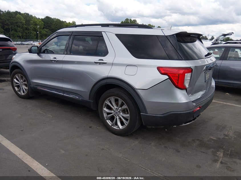 2020 Ford Explorer VIN 1FMSK7DH5LGA88255 IAAI salvage auction — LEFT REAR, Salvage (North Carolina), sold $7,650 on 2026-07-29 (photo 3)