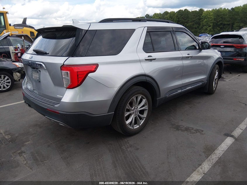 2020 Ford Explorer VIN 1FMSK7DH5LGA88255 IAAI salvage auction — LEFT REAR, Salvage (North Carolina), sold $7,650 on 2026-07-29 (photo 4)