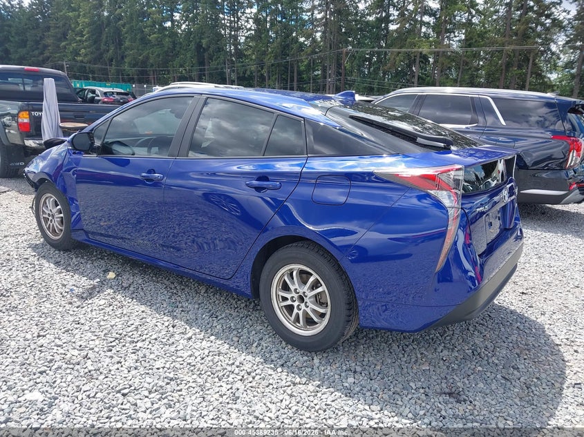2016 Toyota Prius VIN JTDKARFU6G3526419 IAAI salvage auction — FRONT END, Bill Of Sale (Washington), sold $4,950 on 2026-07-22 (photo 3)