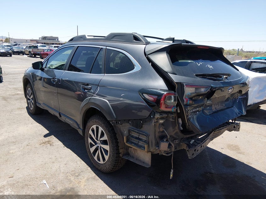 2024 Subaru Outback VIN 4S4BTAFC7R3100658 IAAI salvage auction — REAR END, Salvage (California), sold $7,850 on 2026-07-29 (photo 3)