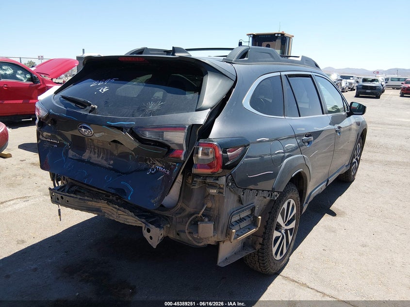 2024 Subaru Outback VIN 4S4BTAFC7R3100658 IAAI salvage auction — REAR END, Salvage (California), sold $7,850 on 2026-07-29 (photo 4)