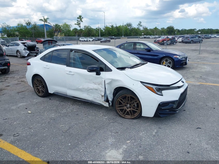 2024 Toyota Corolla VIN 5YFB4MCE2RP187675 IAAI salvage auction — RIGHT SIDE, Rebuildable (Florida), sold $8,575 on 2026-07-27 (photo 1)