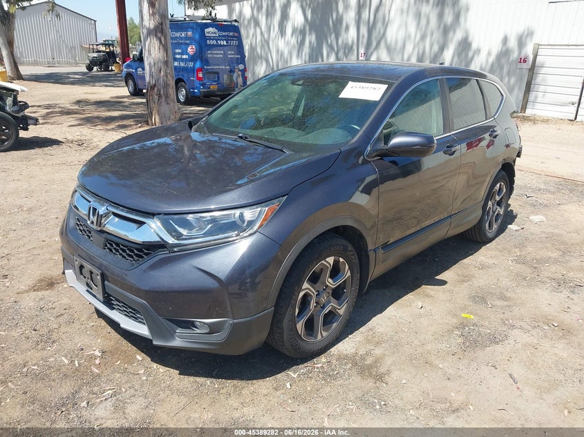 2017 Honda Cr-v VIN 7FARW1H57HE026284 IAAI salvage auction — REAR END, Salvage Title, sold $4,650 on 2026-07-30 (photo 2)