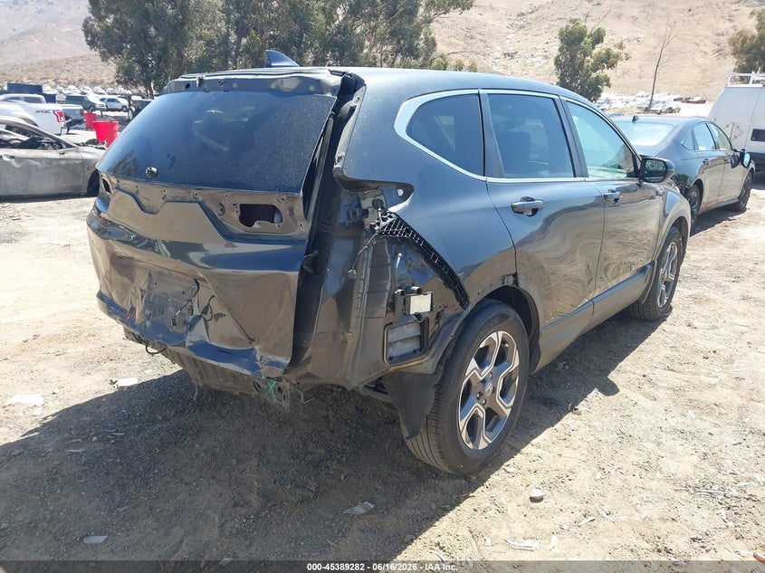 2017 Honda Cr-v VIN 7FARW1H57HE026284 IAAI salvage auction — REAR END, Salvage Title, sold $4,650 on 2026-07-30 (photo 4)
