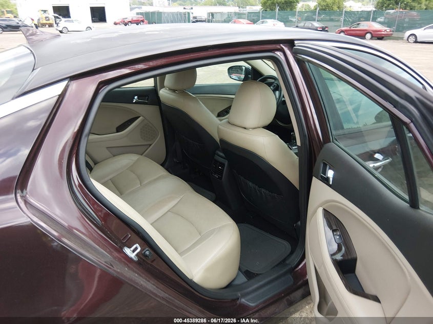 2013 Kia Optima VIN 5XXGN4A72DG177270 IAAI salvage auction — NORMAL WEAR, Clear (Pennsylvania), sold $525 on 2026-07-24 (photo 8)
