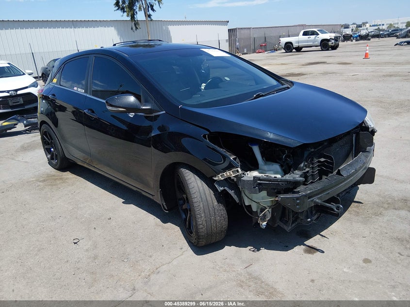 2016 Hyundai Elantra VIN KMHD35LH9GU322822 IAAI salvage auction — RIGHT FRONT, Salvage Title, sold $700 on 2026-07-29 (photo 1)