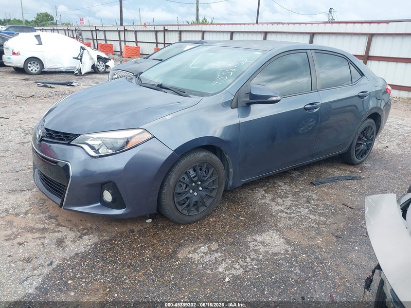 2014 Toyota Corolla VIN 5YFBURHE3EP135116 IAAI salvage auction — NORMAL WEAR, Original (Texas), sold $2,500 on 2026-07-22 (photo 2)