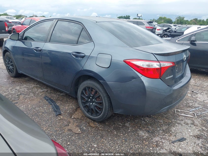 2014 Toyota Corolla VIN 5YFBURHE3EP135116 IAAI salvage auction — NORMAL WEAR, Original (Texas), sold $2,500 on 2026-07-22 (photo 3)