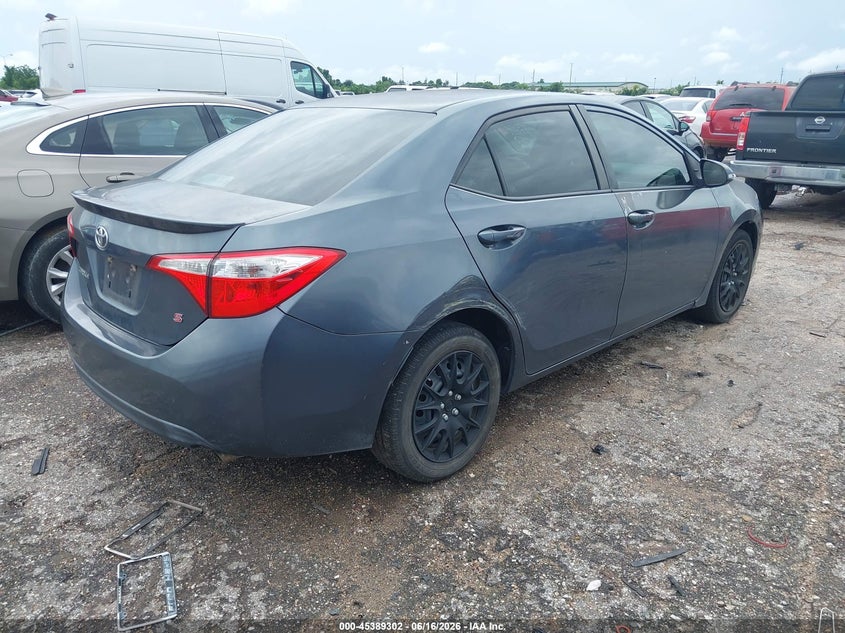 2014 Toyota Corolla VIN 5YFBURHE3EP135116 IAAI salvage auction — NORMAL WEAR, Original (Texas), sold $2,500 on 2026-07-22 (photo 4)