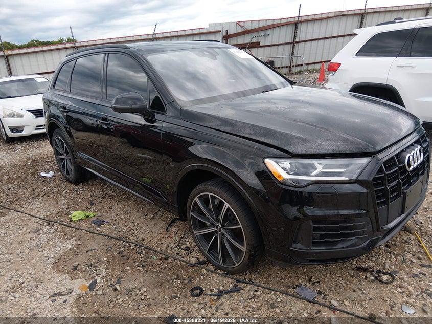 2021 Audi Q7 VIN WA1LXAF71MD027283 IAAI salvage auction — REAR END, Salvage (Arkansas), sold $17,425 on 2026-07-23 (photo 1)
