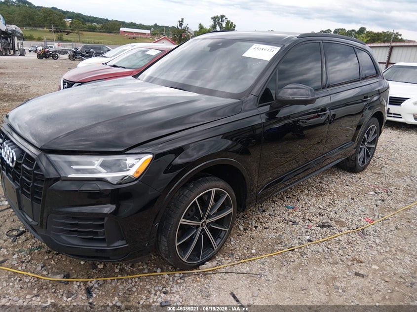 2021 Audi Q7 VIN WA1LXAF71MD027283 IAAI salvage auction — REAR END, Salvage (Arkansas), sold $17,425 on 2026-07-23 (photo 2)