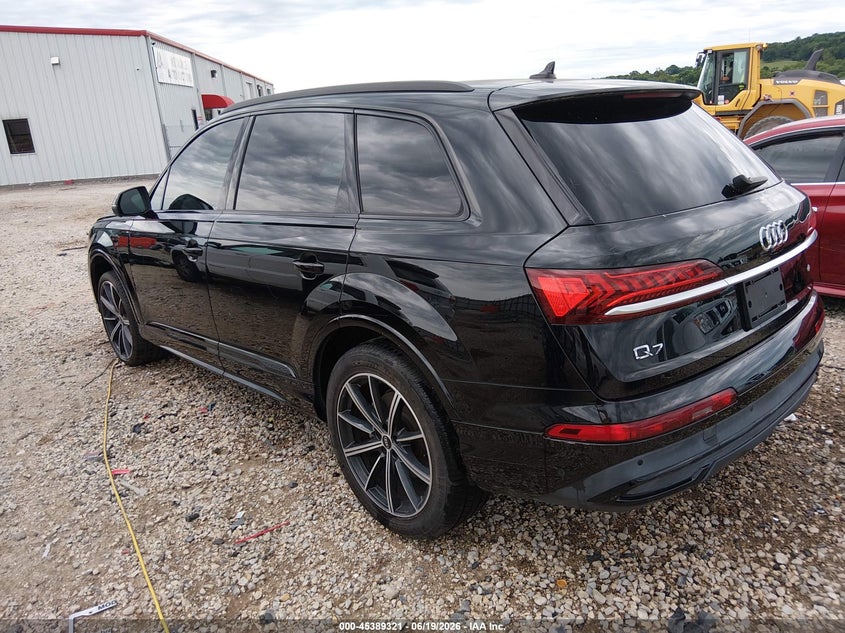 2021 Audi Q7 VIN WA1LXAF71MD027283 IAAI salvage auction — REAR END, Salvage (Arkansas), sold $17,425 on 2026-07-23 (photo 3)