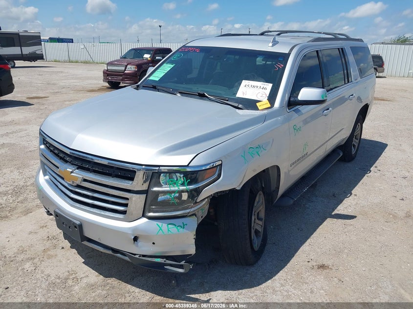2019 Chevrolet Suburban VIN 1GNSKHKC6KR255816 IAAI salvage auction — LEFT FRONT, Salvage (Texas), sold $3,650 on 2026-07-09 (photo 2)