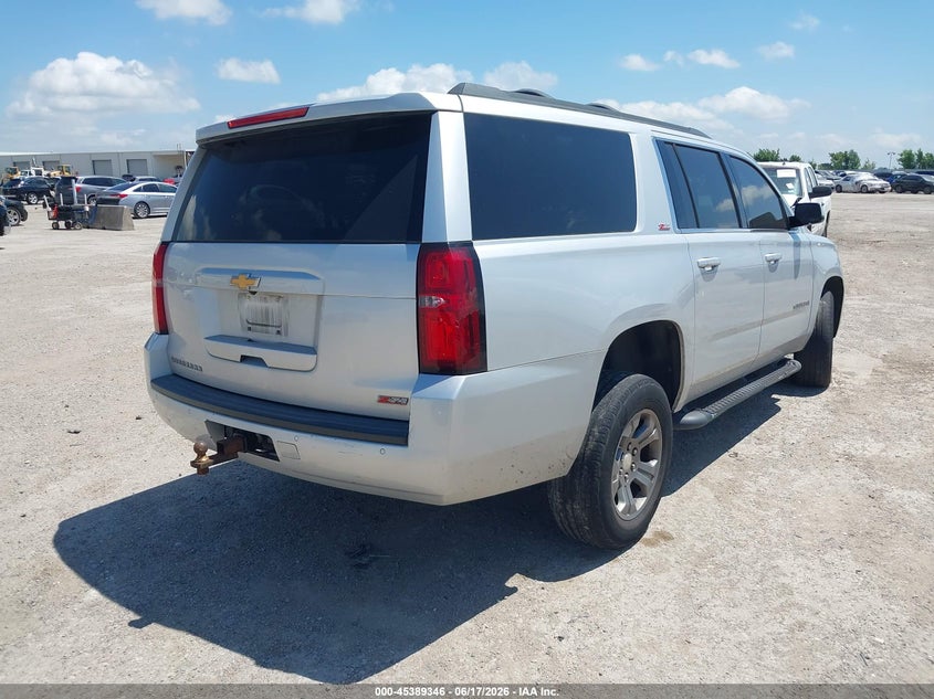 2019 Chevrolet Suburban VIN 1GNSKHKC6KR255816 IAAI salvage auction — LEFT FRONT, Salvage (Texas), sold $3,650 on 2026-07-09 (photo 4)