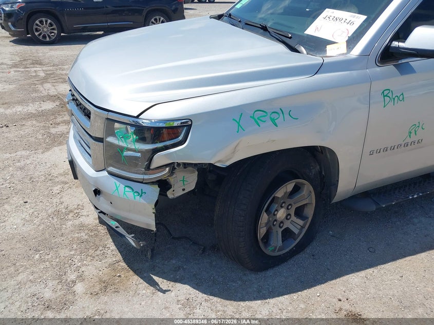 2019 Chevrolet Suburban VIN 1GNSKHKC6KR255816 IAAI salvage auction — LEFT FRONT, Salvage (Texas), sold $3,650 on 2026-07-09 (photo 6)