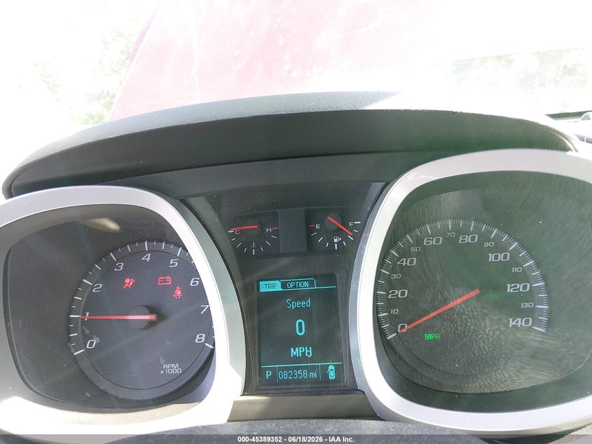 2014 Chevrolet Equinox VIN 1GNALBEK4EZ134781 IAAI salvage auction — FRONT END, Clear (Indiana), sold $750 on 2026-07-19 (photo 7)