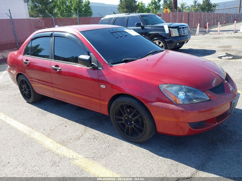 2005 Mitsubishi Lancer VIN JA3AJ26E95U006510 IAAI salvage auction — LEFT SIDE, Salvage (California), sold $425 on 2026-07-14 (photo 1)