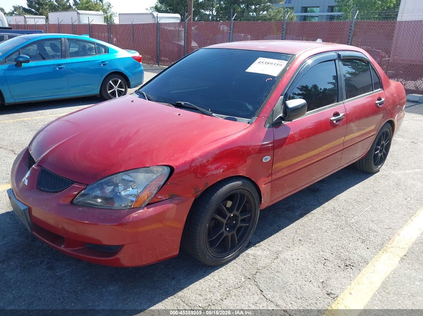 2005 Mitsubishi Lancer VIN JA3AJ26E95U006510 IAAI salvage auction — LEFT SIDE, Salvage (California), sold $425 on 2026-07-14 (photo 2)