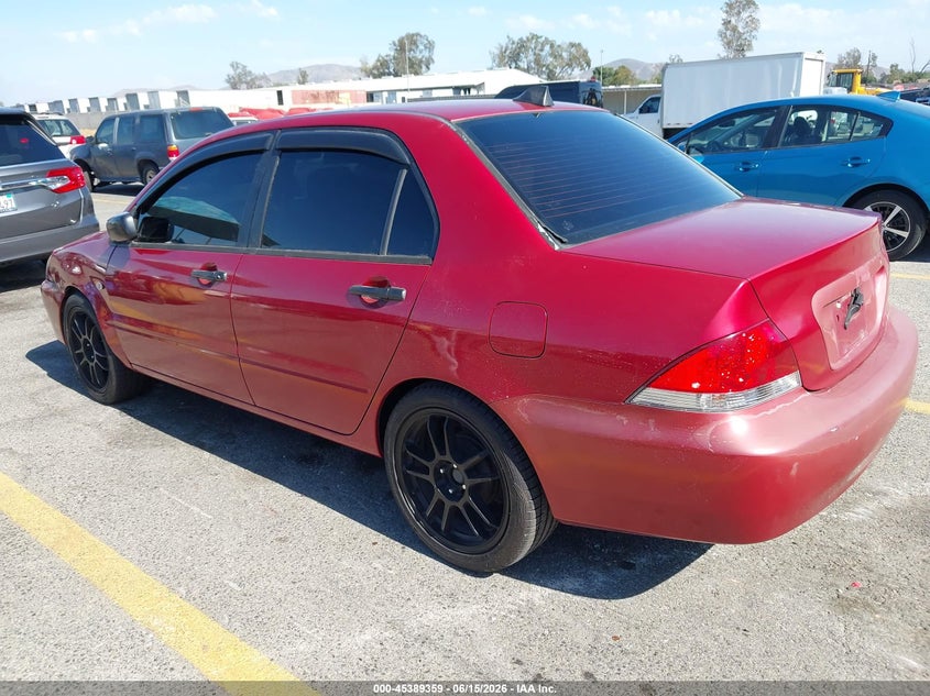 2005 Mitsubishi Lancer VIN JA3AJ26E95U006510 IAAI salvage auction — LEFT SIDE, Salvage (California), sold $425 on 2026-07-14 (photo 3)