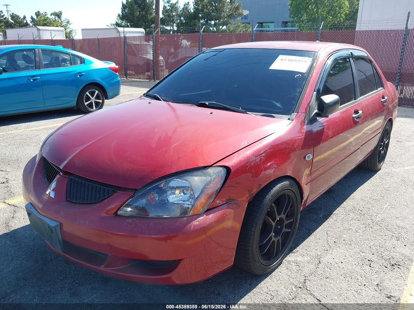 2005 Mitsubishi Lancer VIN JA3AJ26E95U006510 IAAI salvage auction — LEFT SIDE, Salvage (California), sold $425 on 2026-07-14 (photo 6)