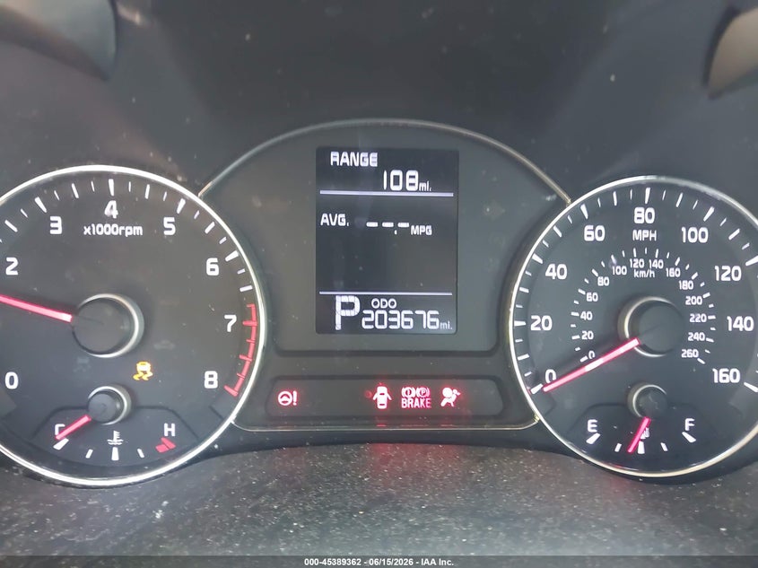 2016 Kia Forte VIN KNAFK4A6XG5620072 IAAI salvage auction — NORMAL WEAR, Clear (Georgia), sold $475 on 2026-07-17 (photo 7)
