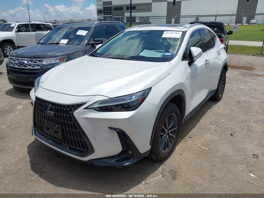 2024 Lexus Nx VIN 2T2GGCEZ5RC057151 IAAI salvage auction — SIDE, Salvage (Texas), sold $13,600 on 2026-07-28 (photo 2)