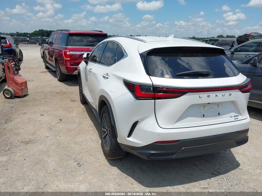 2024 Lexus Nx VIN 2T2GGCEZ5RC057151 IAAI salvage auction — SIDE, Salvage (Texas), sold $13,600 on 2026-07-28 (photo 3)