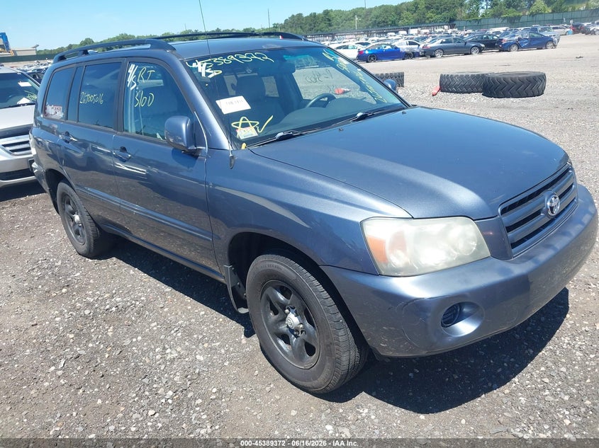 2004 Toyota Highlander VIN JTEGD21A440078322 IAAI salvage auction — FRONT & REAR, Bill Of Sale (New York), sold $25 on 2026-07-28 (photo 1)