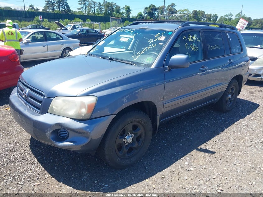 2004 Toyota Highlander VIN JTEGD21A440078322 IAAI salvage auction — FRONT & REAR, Bill Of Sale (New York), sold $25 on 2026-07-28 (photo 2)