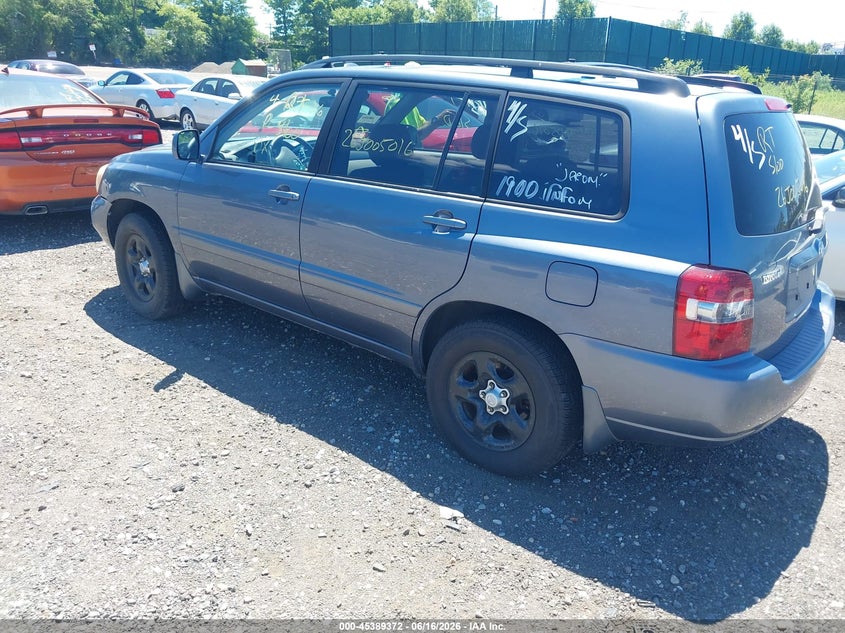 2004 Toyota Highlander VIN JTEGD21A440078322 IAAI salvage auction — FRONT & REAR, Bill Of Sale (New York), sold $25 on 2026-07-28 (photo 3)
