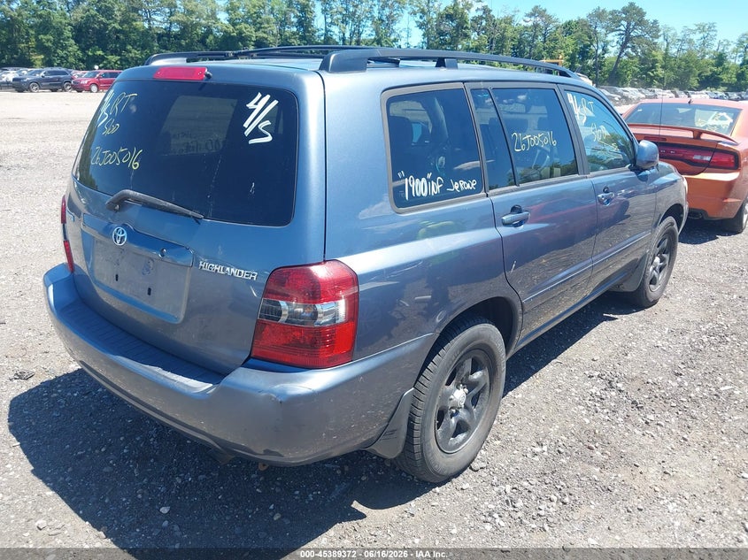 2004 Toyota Highlander VIN JTEGD21A440078322 IAAI salvage auction — FRONT & REAR, Bill Of Sale (New York), sold $25 on 2026-07-28 (photo 4)