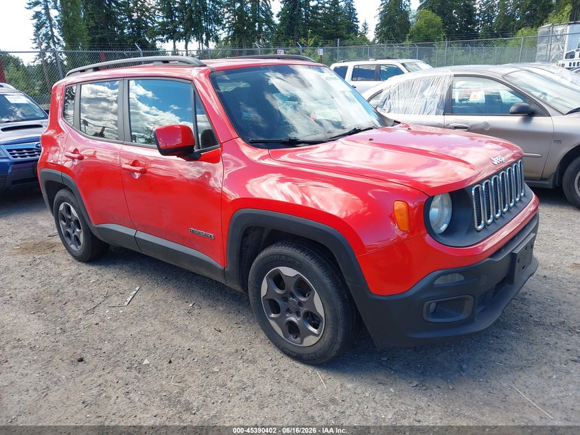 2015 Jeep Renegade VIN ZACCJABH0FPB69214 IAAI salvage auction — NORMAL WEAR, Clear (Washington), sold $750 on 2026-07-29 (photo 1)