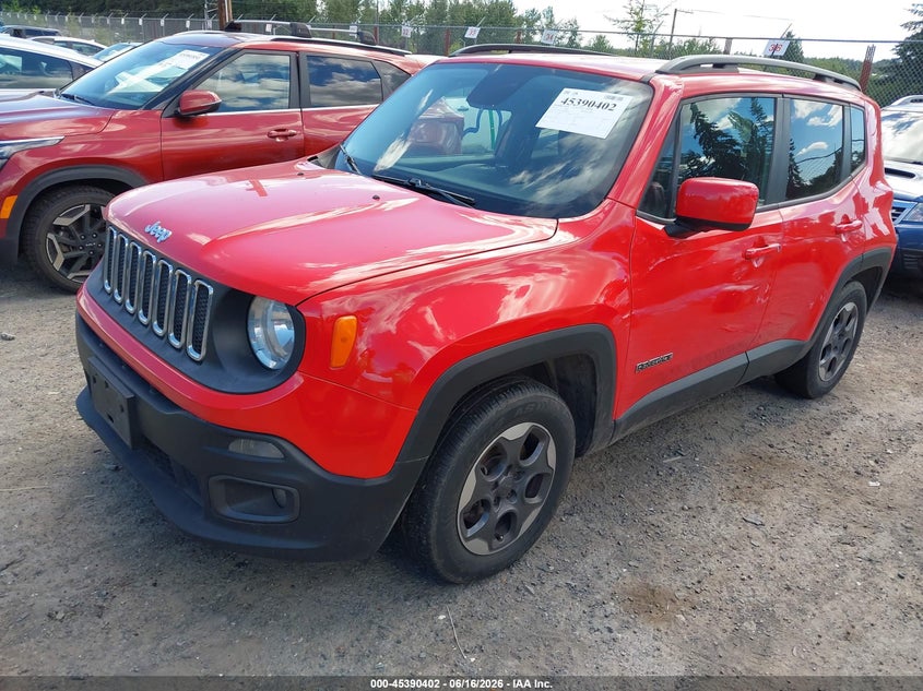 2015 Jeep Renegade VIN ZACCJABH0FPB69214 IAAI salvage auction — NORMAL WEAR, Clear (Washington), sold $750 on 2026-07-29 (photo 2)