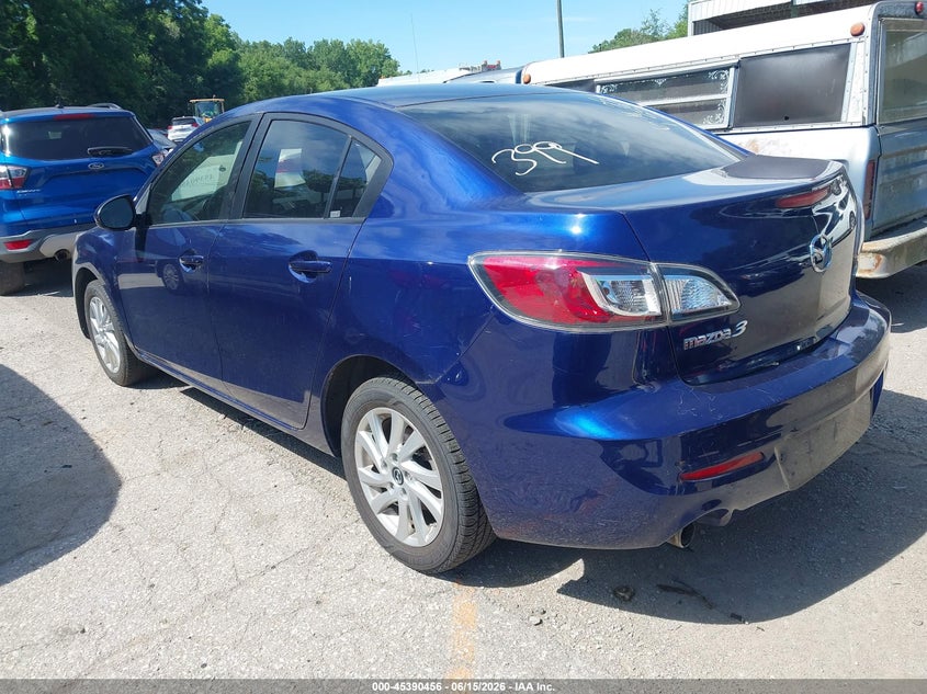 2013 Mazda 3 VIN JM1BL1V73D1784783 IAAI salvage auction — NORMAL WEAR, Clear (Missouri), sold $1,250 on 2026-07-15 (photo 3)