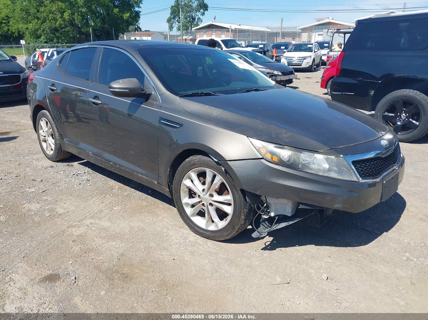 2013 Kia Optima VIN 5XXGN4A76DG137953 IAAI salvage auction — NORMAL WEAR, Clear (Tennessee), sold $450 on 2026-07-16 (photo 1)