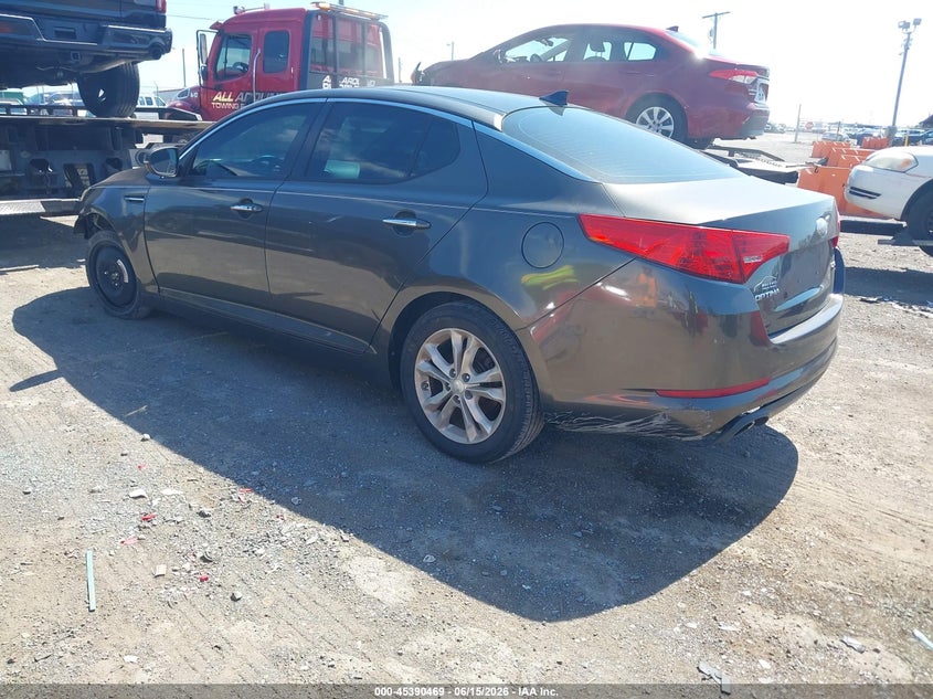 2013 Kia Optima VIN 5XXGN4A76DG137953 IAAI salvage auction — NORMAL WEAR, Clear (Tennessee), sold $450 on 2026-07-16 (photo 3)