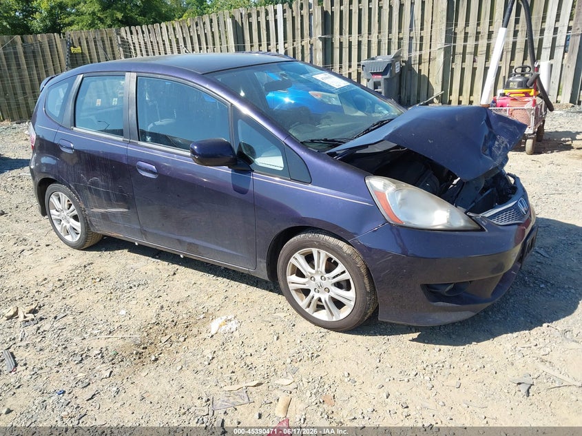 2010 Honda Fit VIN JHMGE8H41AC008287 IAAI salvage auction — NORMAL WEAR, Clear (Virginia), sold $500 on 2026-07-13 (photo 1)