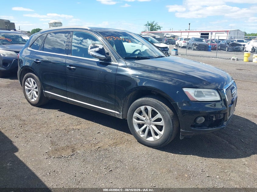 2015 Audi Q5 VIN WA1LFAFP0FA042834 IAAI salvage auction — NORMAL WEAR, Clear (Montana), sold $1,100 on 2026-07-29 (photo 1)
