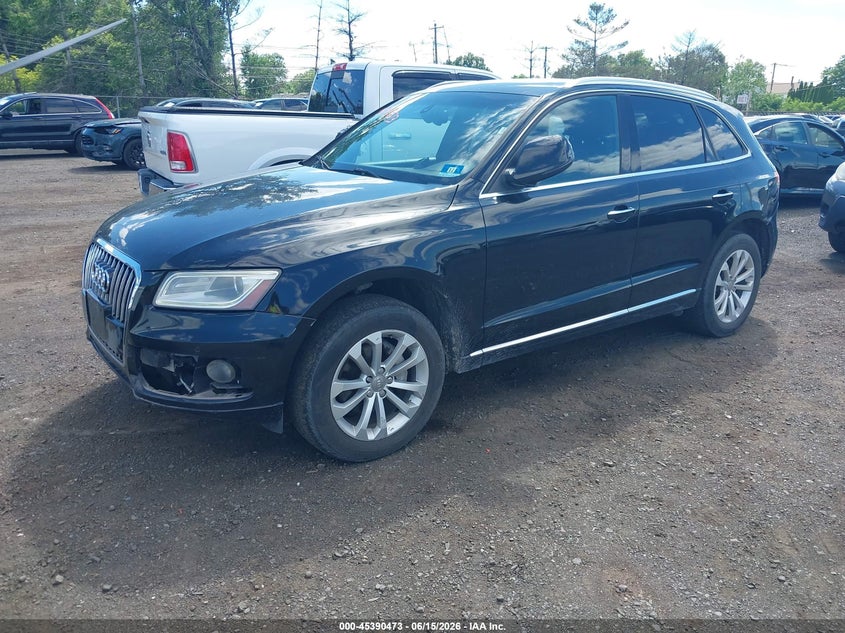 2015 Audi Q5 VIN WA1LFAFP0FA042834 IAAI salvage auction — NORMAL WEAR, Clear (Montana), sold $1,100 on 2026-07-29 (photo 2)
