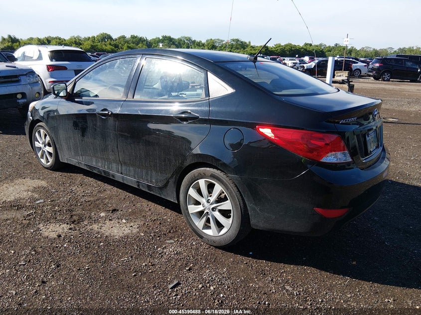 2012 Hyundai Accent VIN KMHCU4AEXCU261728 IAAI salvage auction — NORMAL WEAR, Original (Ohio), sold $250 on 2026-07-22 (photo 3)