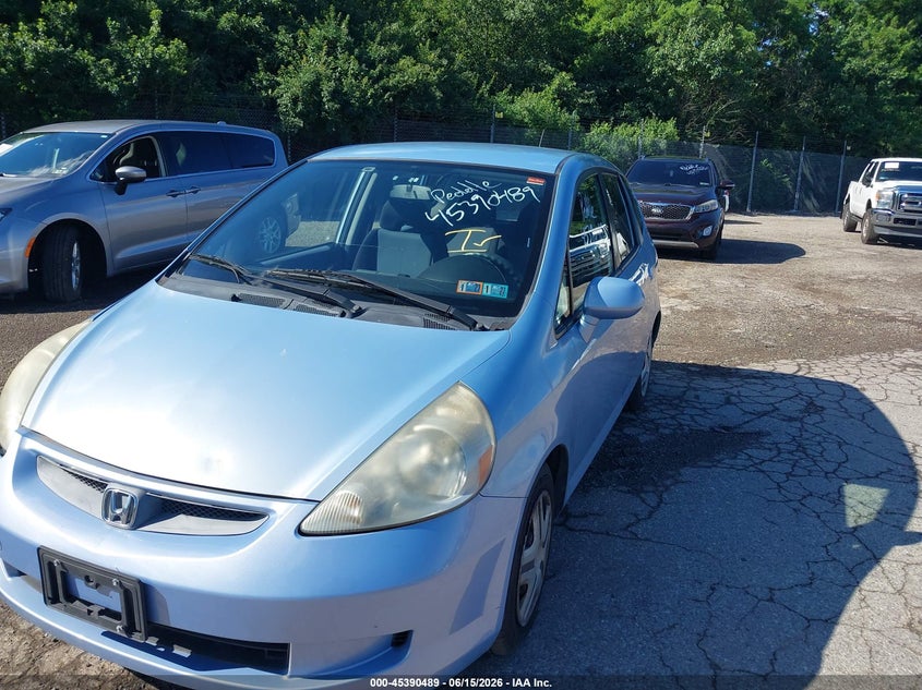 2008 Honda Fit VIN JHMGD37498S065067 IAAI salvage auction — NORMAL WEAR, Clear (Pennsylvania), sold $700 on 2026-07-19 (photo 2)