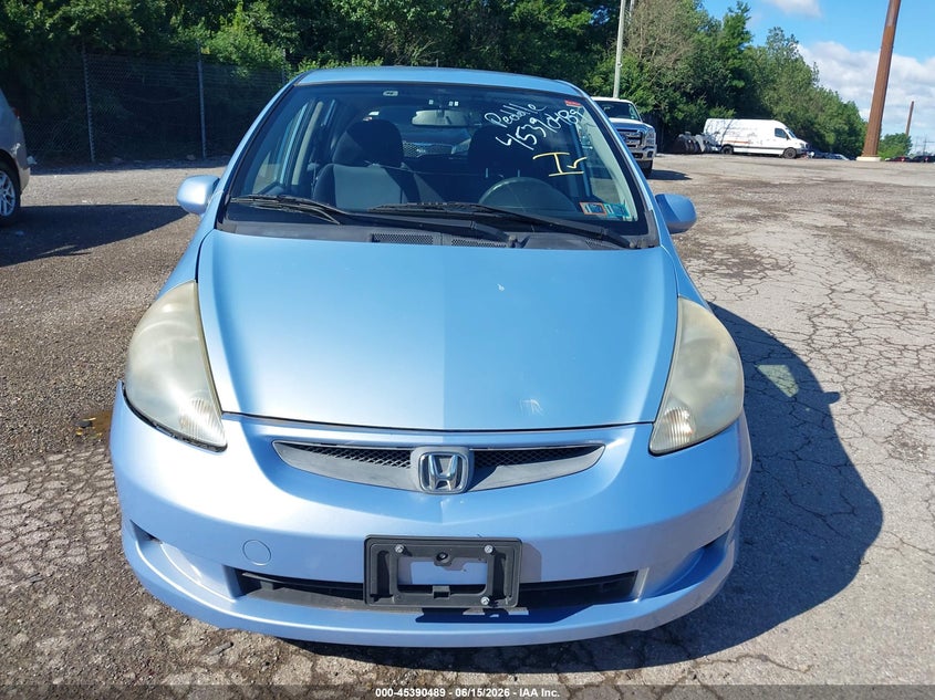 2008 Honda Fit VIN JHMGD37498S065067 IAAI salvage auction — NORMAL WEAR, Clear (Pennsylvania), sold $700 on 2026-07-19 (photo 6)