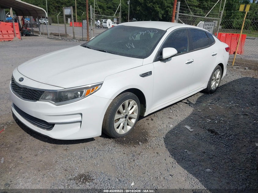 2018 Kia Optima VIN 5XXGT4L34JG252899 IAAI salvage auction — NORMAL WEAR, Clear (South Carolina), sold $975 on 2026-07-07 (photo 2)