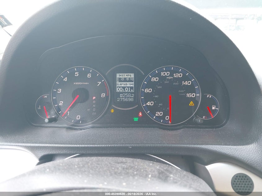 2007 Acura Tsx VIN JH4CL96857C003196 IAAI salvage auction — NORMAL WEAR, Clear (Indiana), sold $400 on 2026-07-09 (photo 7)