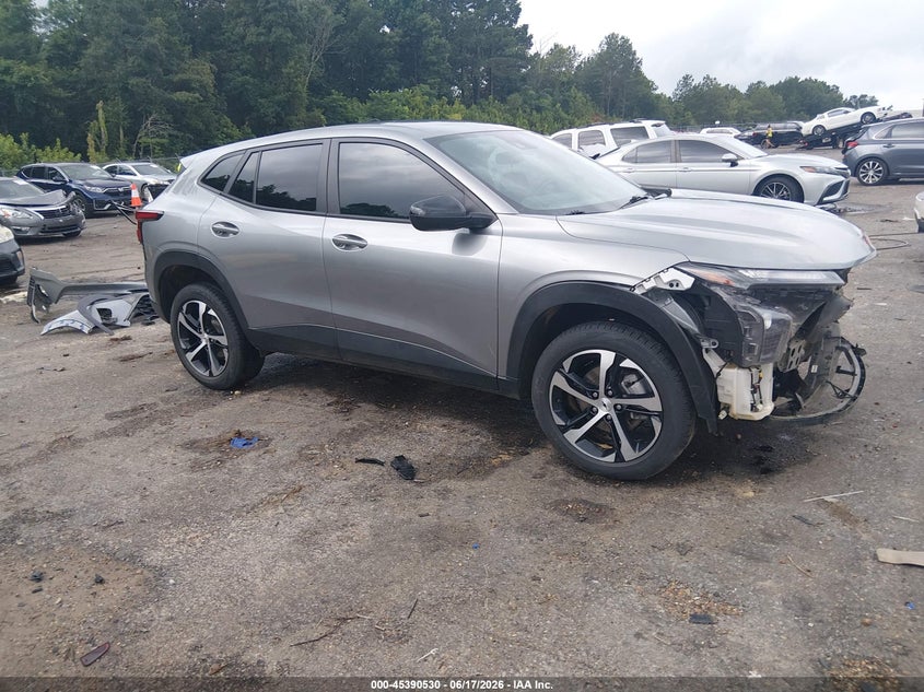 2024 Chevrolet Trax VIN KL77LGE21RC179019 IAAI salvage auction — FRONT END, Salvage (Mississippi), sold $5,550 on 2026-07-22 (photo 1)