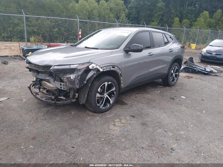 2024 Chevrolet Trax VIN KL77LGE21RC179019 IAAI salvage auction — FRONT END, Salvage (Mississippi), sold $5,550 on 2026-07-22 (photo 2)