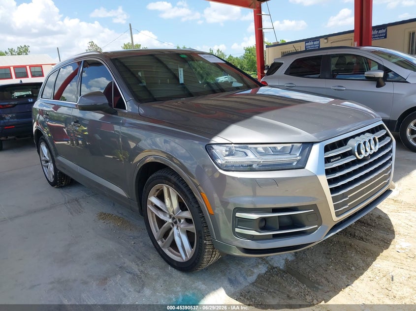 2018 Audi Q7 VIN WA1VAAF77JD030968 IAAI salvage auction — NORMAL WEAR, Clear (Florida), sold $7,850 on 2026-07-07 (photo 1)