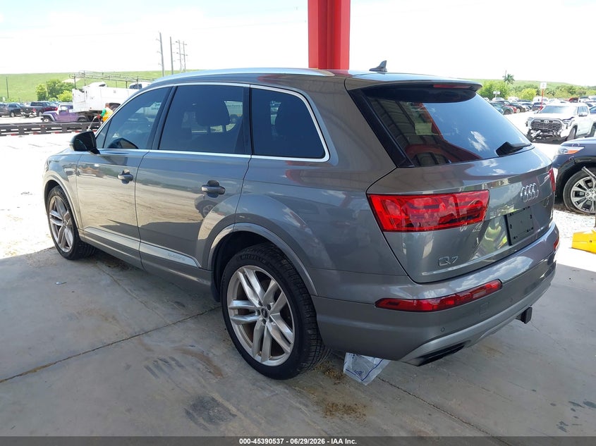 2018 Audi Q7 VIN WA1VAAF77JD030968 IAAI salvage auction — NORMAL WEAR, Clear (Florida), sold $7,850 on 2026-07-07 (photo 3)