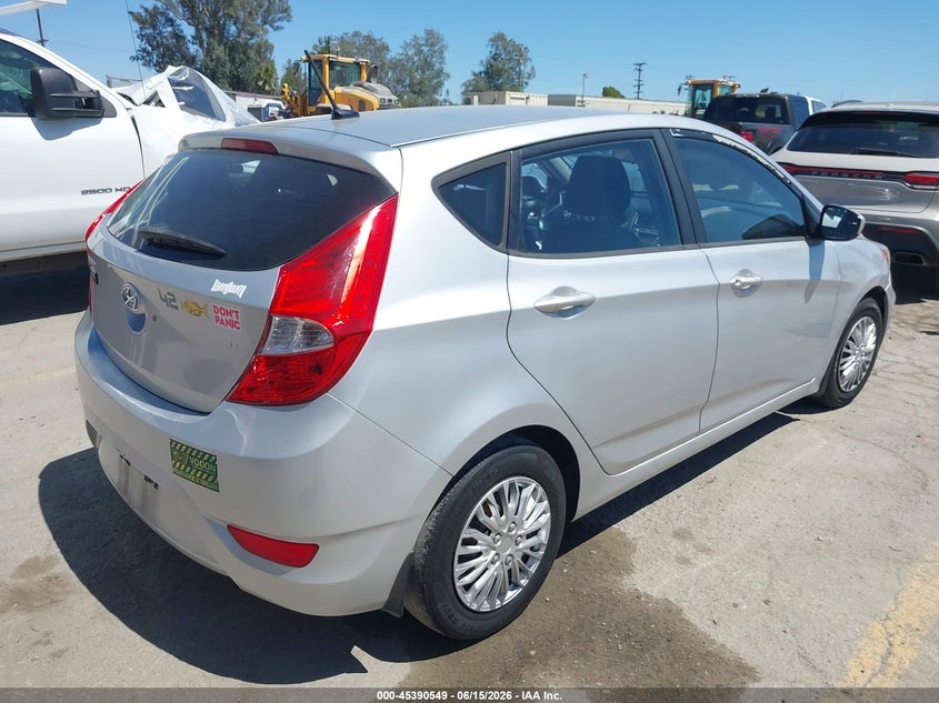 2013 Hyundai Accent VIN KMHCT5AE4DU098178 IAAI salvage auction — LEFT SIDE, Salvage (California), sold $525 on 2026-07-15 (photo 4)