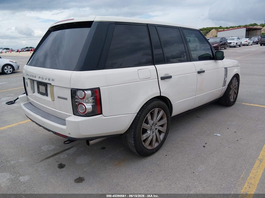 2010 Land rover RANGE ROVER VIN SALMF1E40AA313359 IAAI salvage auction — NORMAL WEAR, Clear (Texas), sold $500 on 2026-07-09 (photo 4)